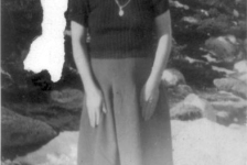 634: Margaret Mulrooney. /white streak is damage to the photo/ (circa 1942) [courtesy of Berkley Mulrooney]  - Daughter of Patrick Mulrooney &amp;amp; Mary Jane Northover